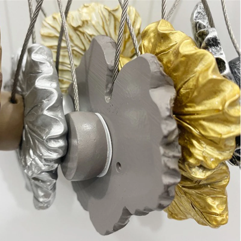 

Занавески, 2 шт., магнитные занавески с листьями из смолы, драпировка, винтажное художественное украшение для дома, балкона, офиса