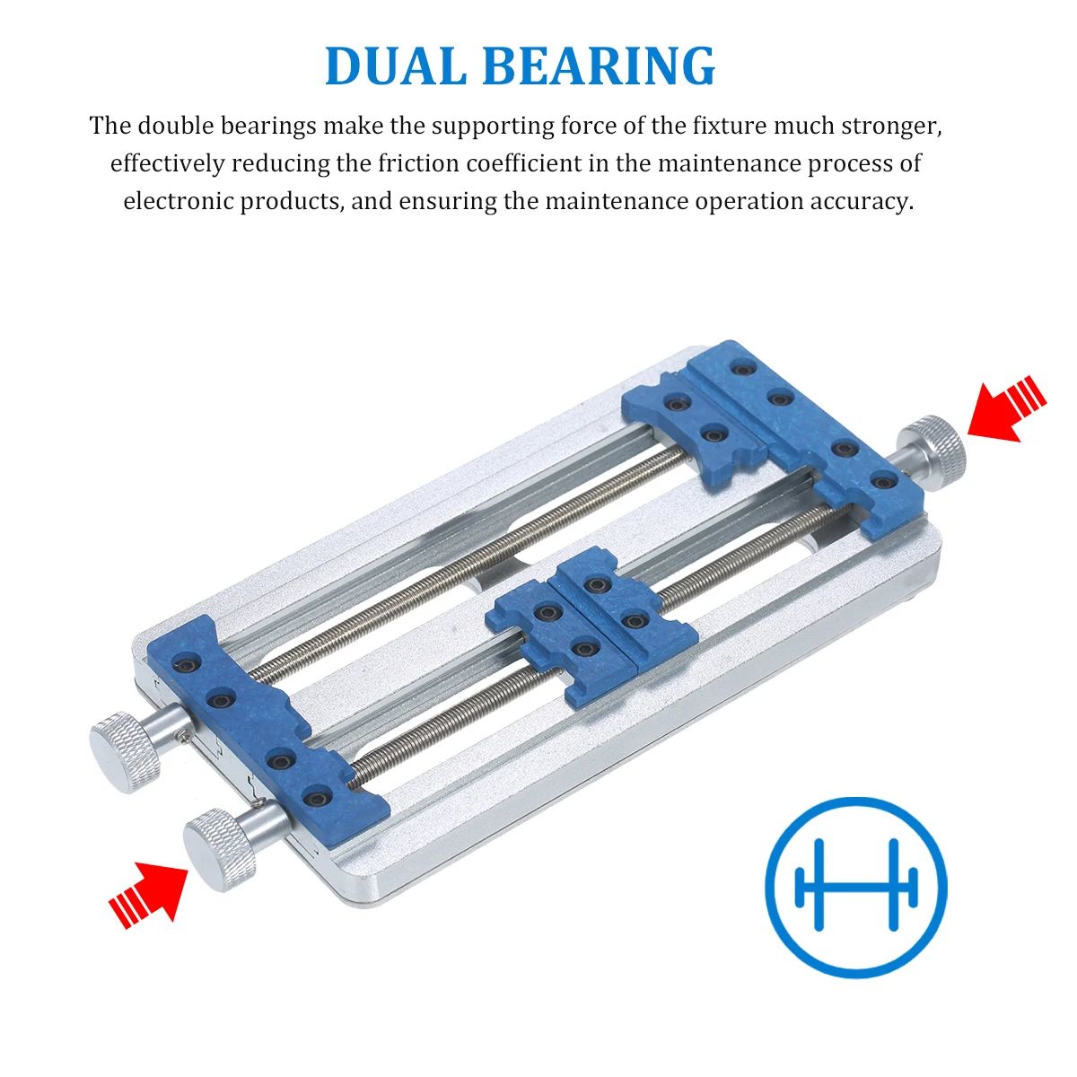 

Universal Motherboard Repair Multifunctional Dual Bearing Maintenance Fixture High Temperature Resistance Main Board Fixture
