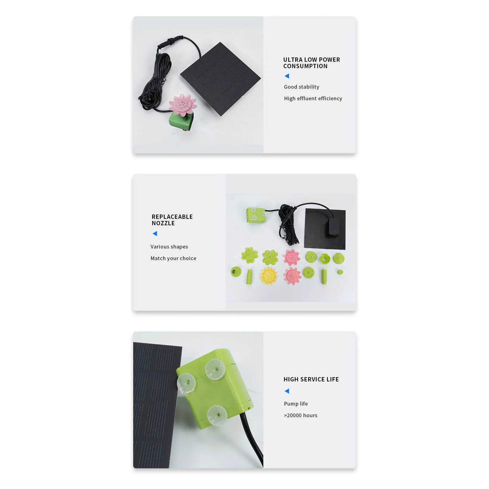 Солнечный фонтан усовершенствованный солнечный с листьями умный маленький