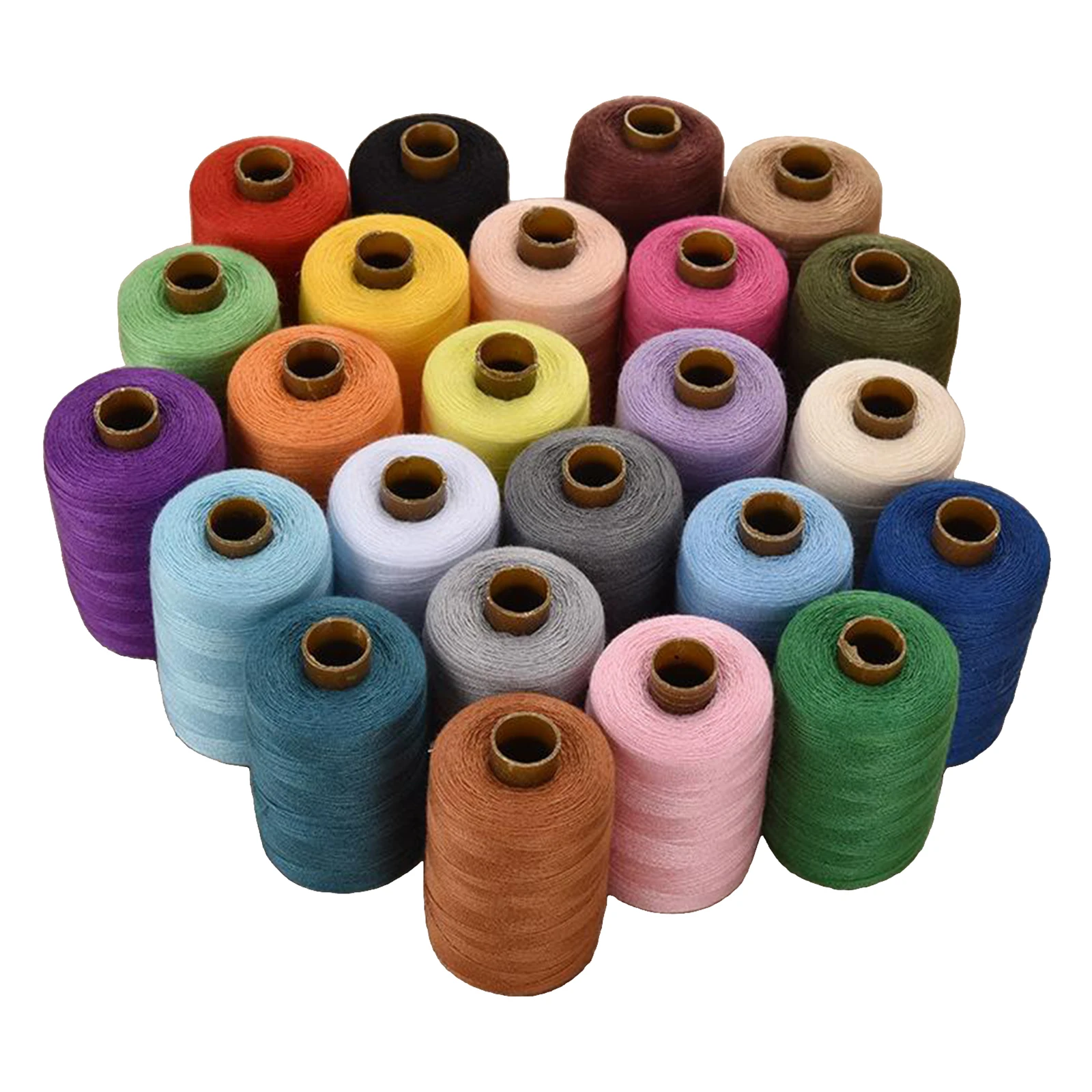 

24Pcs Colorful Polyester Sewing Thread Spools For Manual Embroidery DIY Sewing