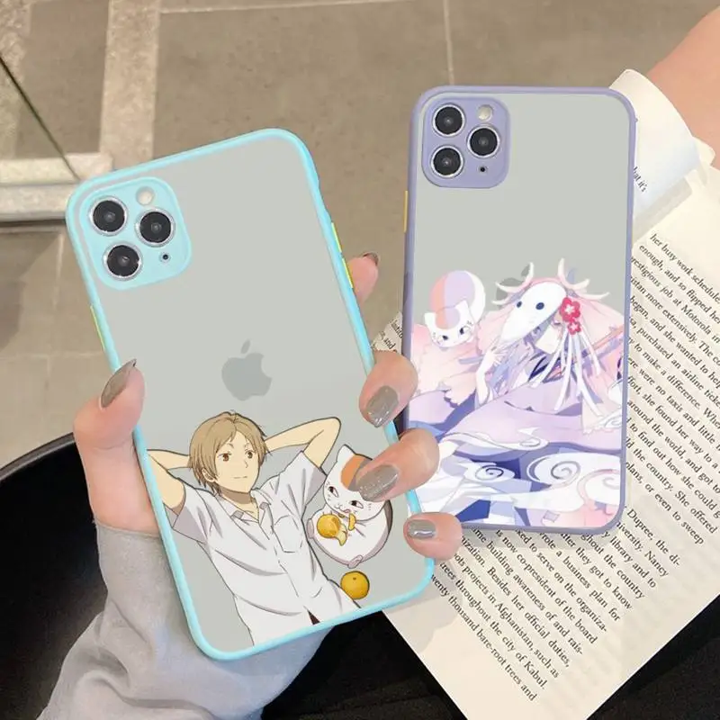 

Yinuoda Natsume Yuujinchou Phone Case for iPhone X XR XS 7 8 Plus 11 12 pro MAX Translucent Matte Shockproof Case