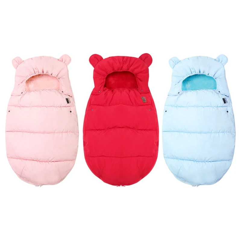 

Baby Stroller Sleeping Bag Winter Warm Sleepsack Windproof For Infant Wheelchair Envelopes For Footmuff