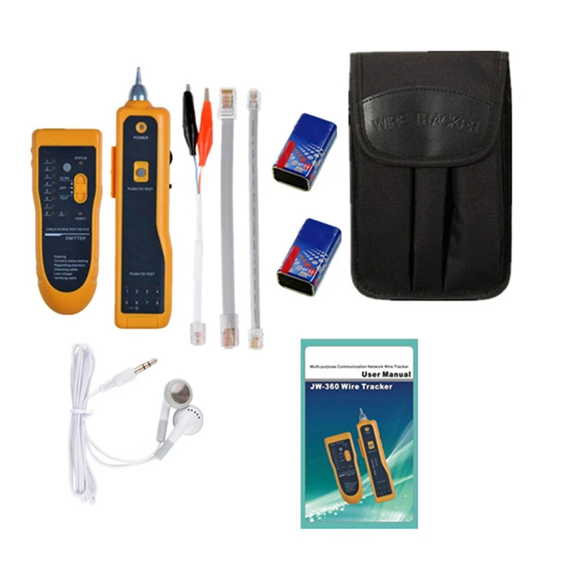 Проводный трекер Rj11 Rj45 линейный кабель искателя тестовый er для сетевой Lan Ethernet