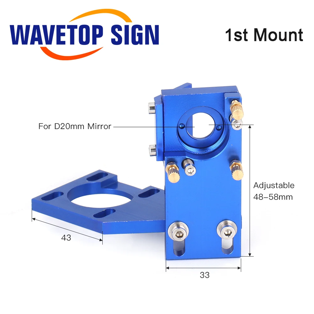 WaveTopSign CO2 лазерный набор для всей поверхности головы 2030 4060 K40 станок гравировки и