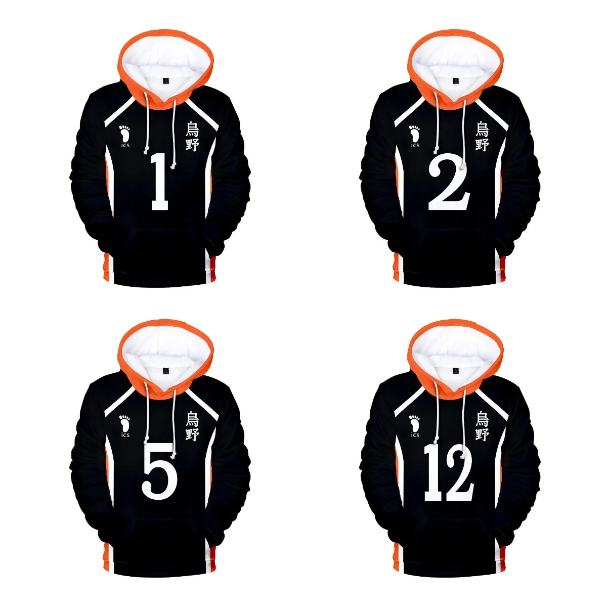 2020 Новый японский аниме волейбол Молодежные Косплэй Спортивная 3D цифровой