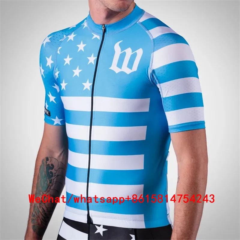 1 wattie ink летняя велосипедная одежда полиэстер короткий рукав Велоспорт Джерси для мужчин дорога или катание по горам гонки движения - Цвет: 1
