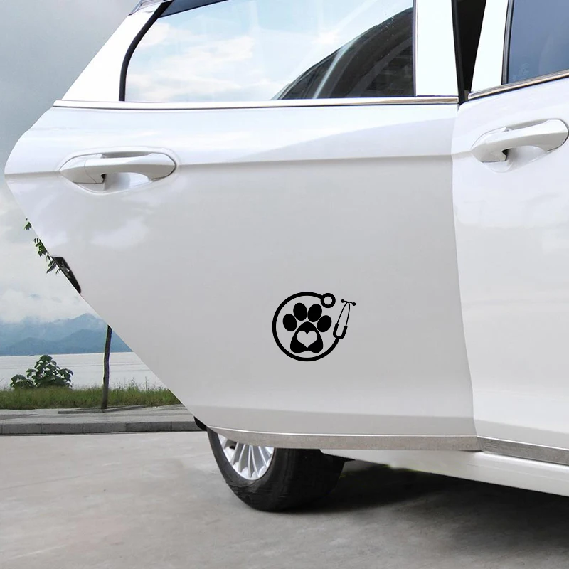 Ветеринарная наклейка на окно ноутбук автомобиль забавная индивидуальная