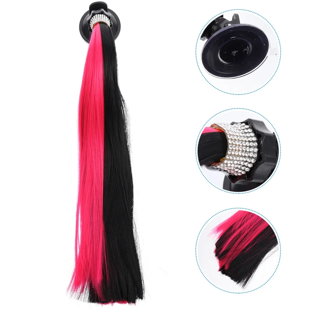 

Helmet Wig Decoration Motorbike Helmet Accessories Detachable Helmet Ornament
