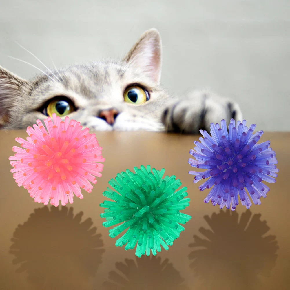

10 Pcs Colorful Cat Toy Ball Playing Toy Cat Toy Pet Toy Products