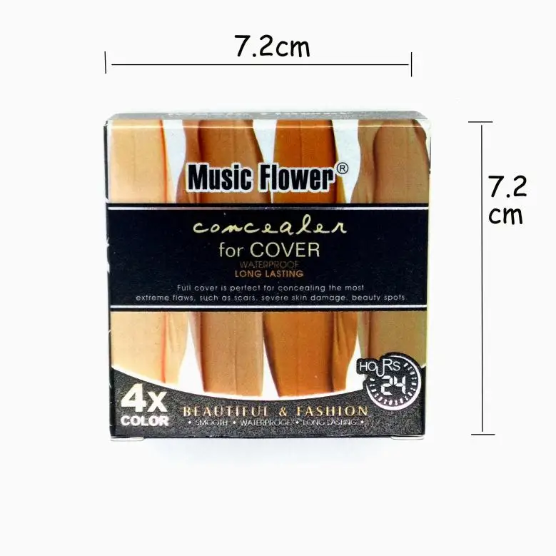 Брендовый высококачественный макияж 4 цвета корректирующий консилер палитра для