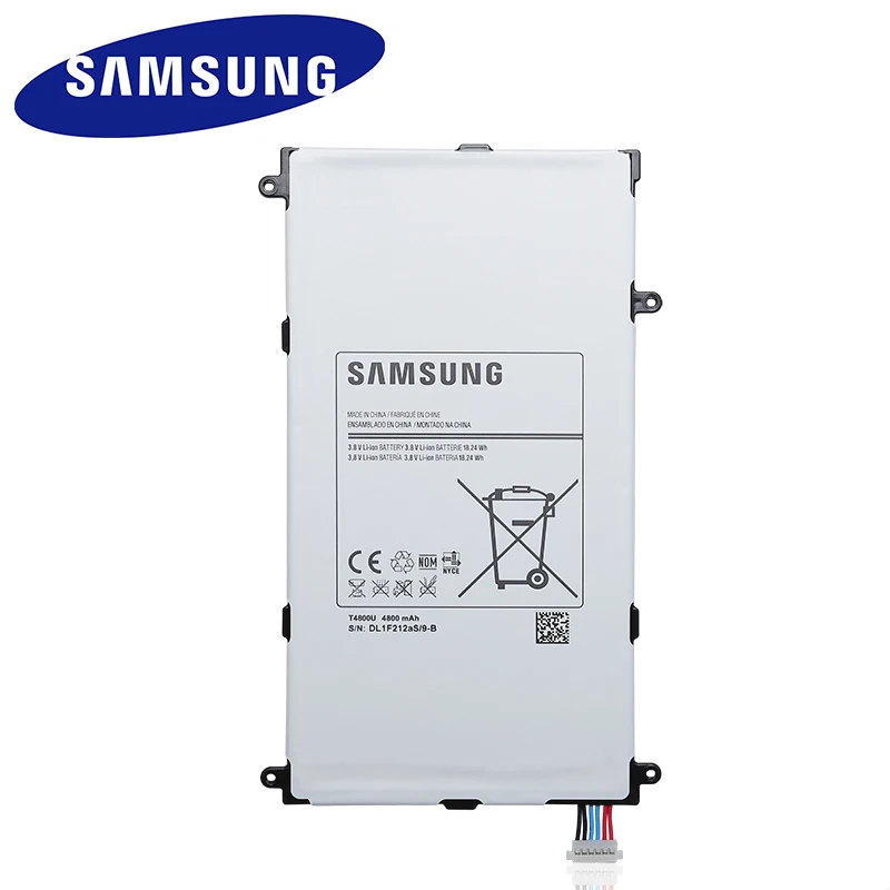 Оригинальный аккумулятор Samsung T4800U T4800E для Galaxy Tab Pro 8 4 дюйма планшета T325 T320 T321 4800