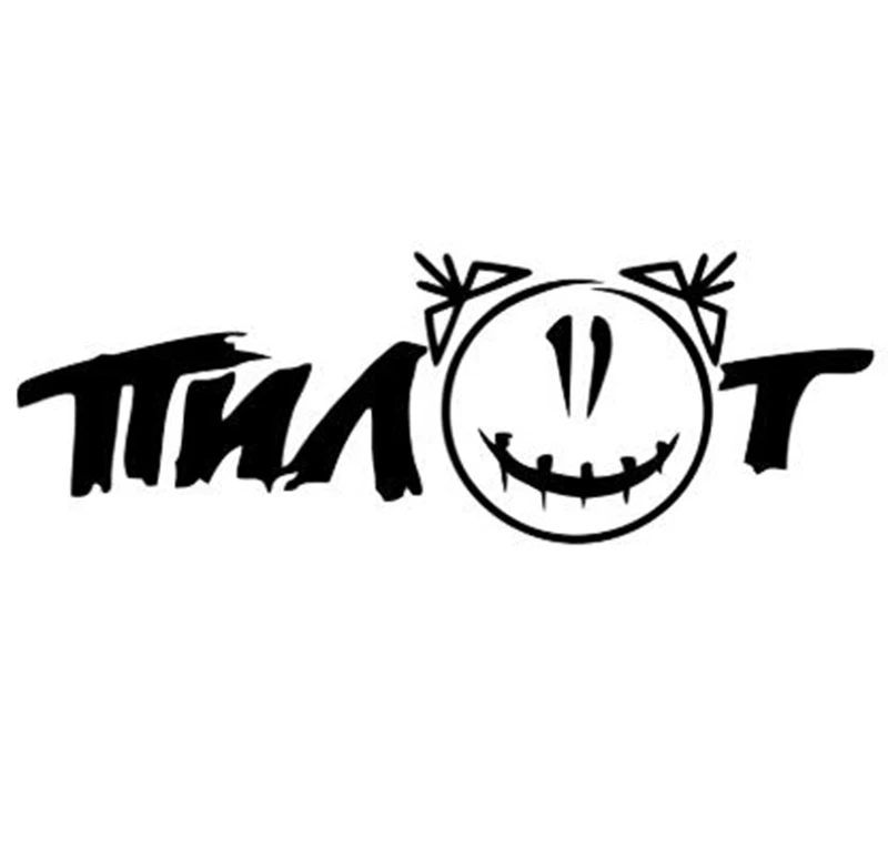 Черная/серебряная пилотная версия 1 забавная Автомобильная наклейка Виниловая