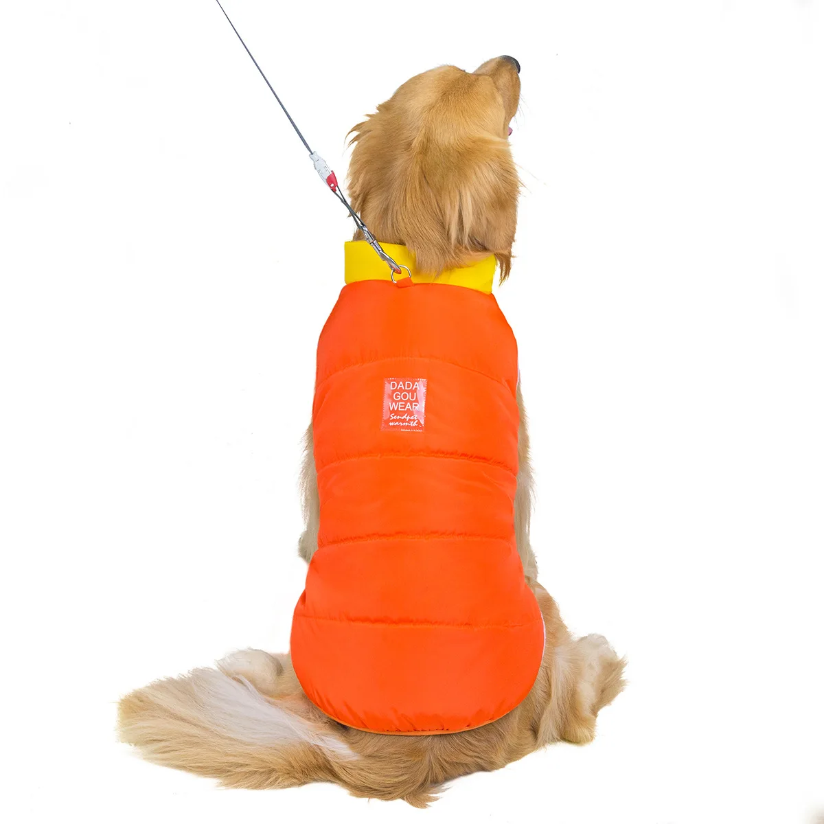Waterproof Dog Clothes for Large Dogs Winter Warm Big Dog Jackets Padded Polyester Pet Coat Safety Reflective Dog Clothing