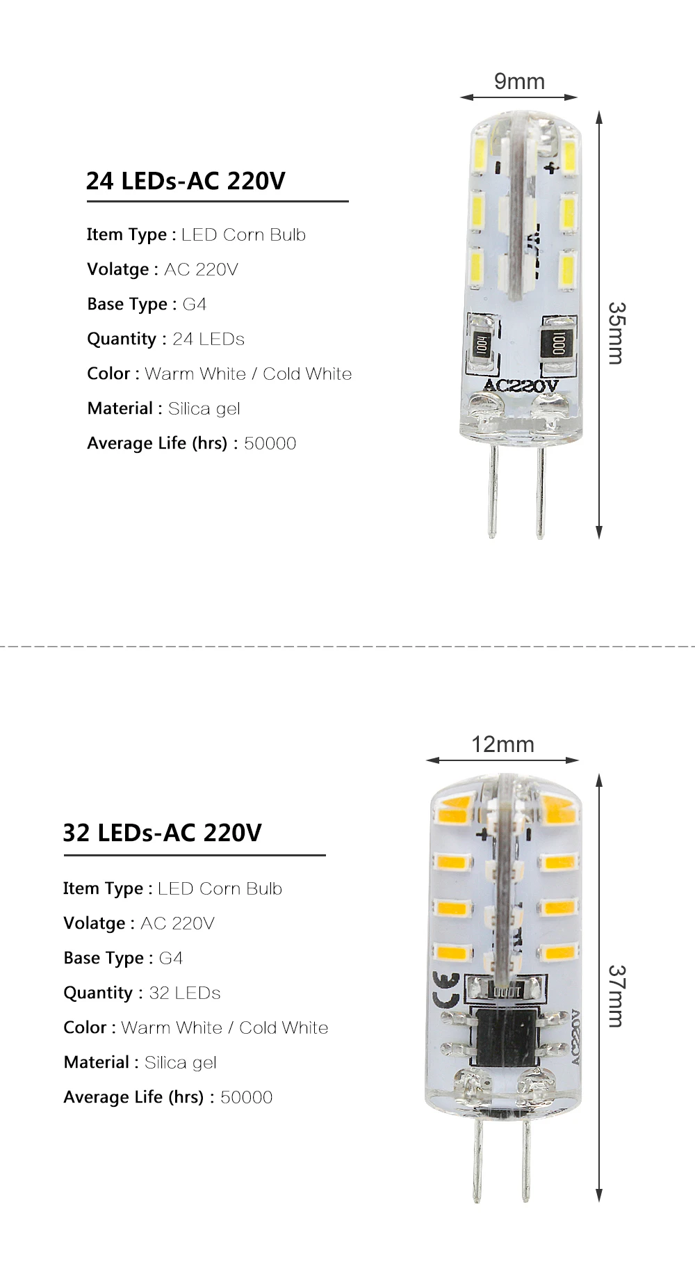 Светодиодная лампа G4 1 Вт 3 Вт 4 Вт 5 Вт 6 Вт AC DC 12 В 220 в 110 В SMD эквивалент 10 Вт 20 Вт 30 Вт 40 Вт галогенный светильник лампа люстра 360 градусов