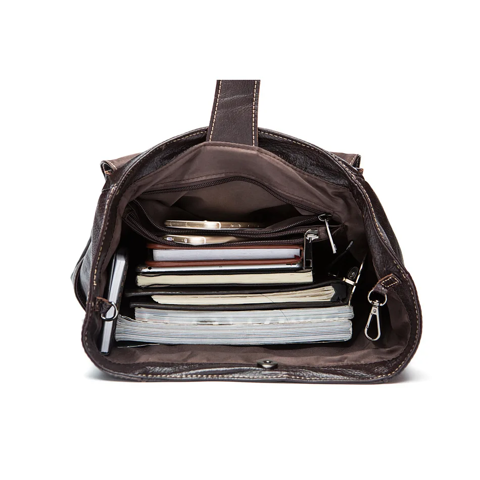 

Genuine Leather Backpack for Men 2020 High Quality Male Laptop Backpacks Large Casual Shoulder Bagpack Man School Bags Travel