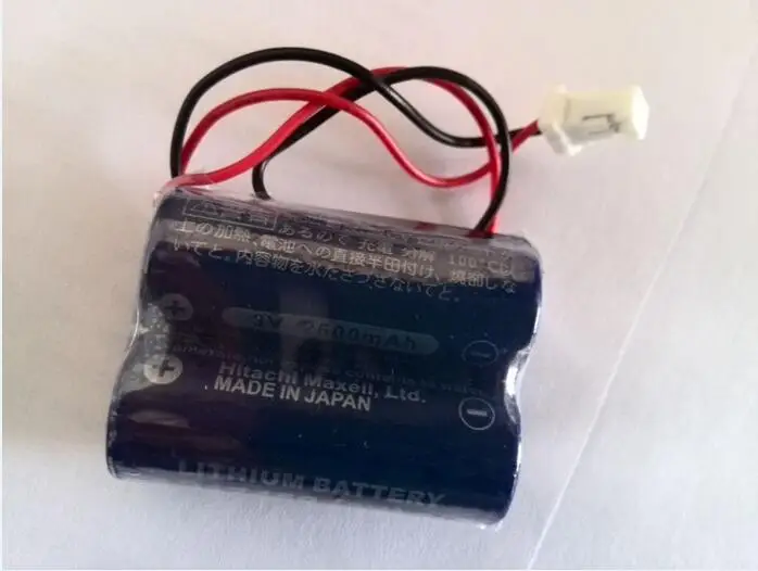 2 шт./лот новые оригинальные Maxell CR17450 3v CR17450(3v) комбинации 1250mah батареи PLC с вилкой