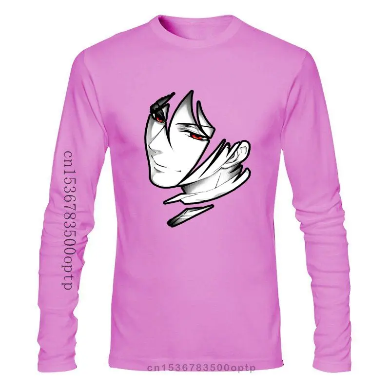 

Новая модная мужская футболка с коротким рукавом 2021 черная футболка с принтом черного Батлера Kuroshitsuji аниме Манга белая черная футболка Лет...