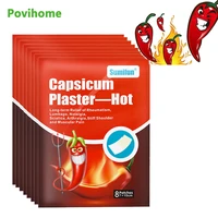 sumifun 64pcs hot pepper capsicum plaster pain relief patch muscle chinese herbal medical rheumatoid arthritis meridians paste