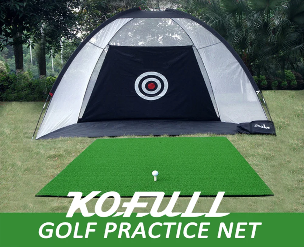 KOFULL Крытая сетка для резки клюшки гольфа тренировки вождения клетка тренировок 3