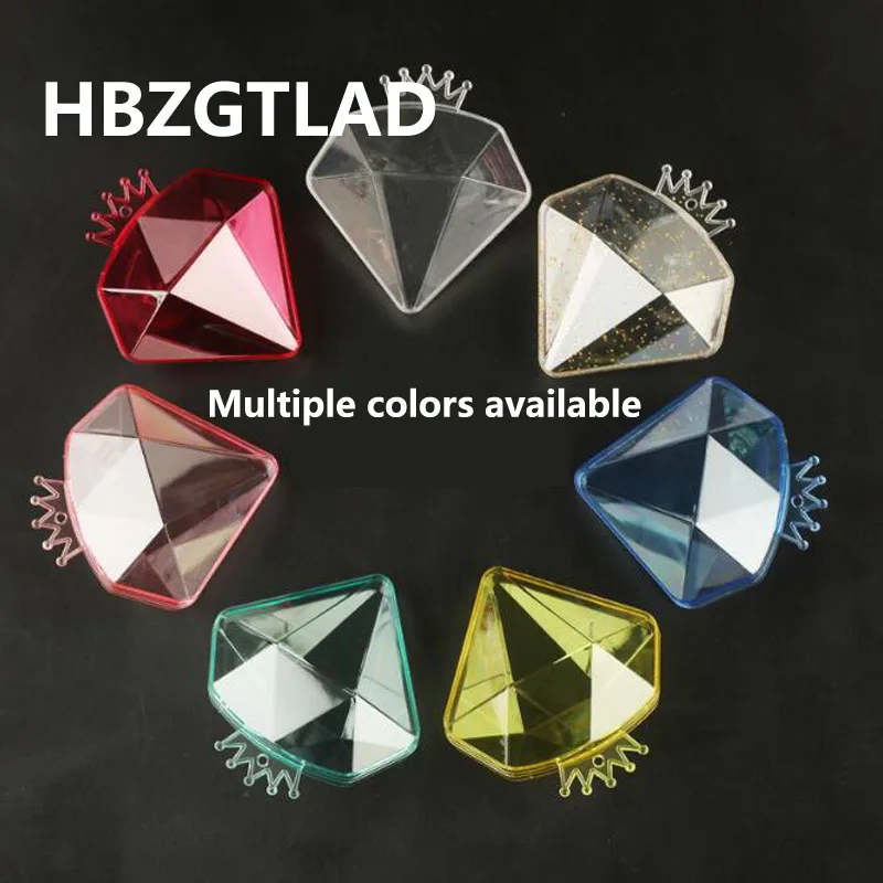 30 шт Корона алмаза Прозрачный Поддельные ресницы упаковочная коробка