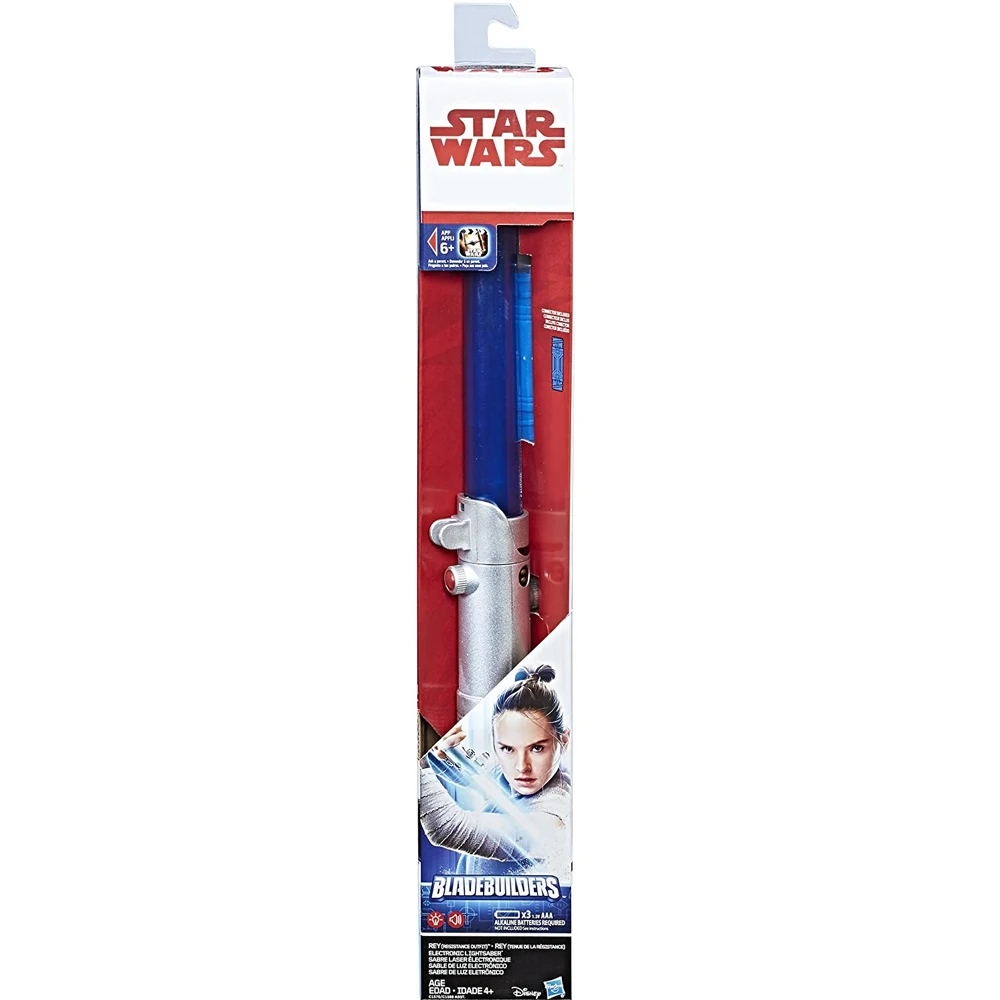 

Original Star Wars The Last Jedi Rey (Jedi Training) Electronic Lightsaber Light Sword Toy for Kid Hasbro C1570AS00