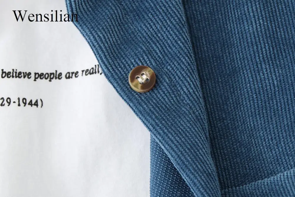 

Women Blouses Shirts Womens Corduroy Tops 2021 Spring Women Clothing Button Up Down Loose Tunics Long Sleeve Ladies Blouses