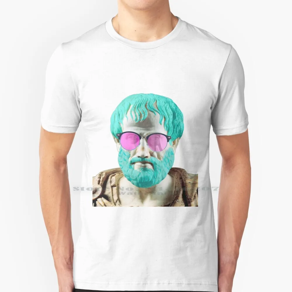 

Aristotle In Blue T Shirt 100% Pure Cotton Aristotle Aristoteles Filosofia Filosofo Philosophy Cool Hipster