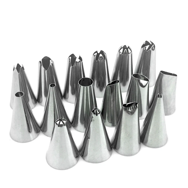 18 шт./компл. силиконовые кондитерского мешка наконечники форсунки Diy глазировки