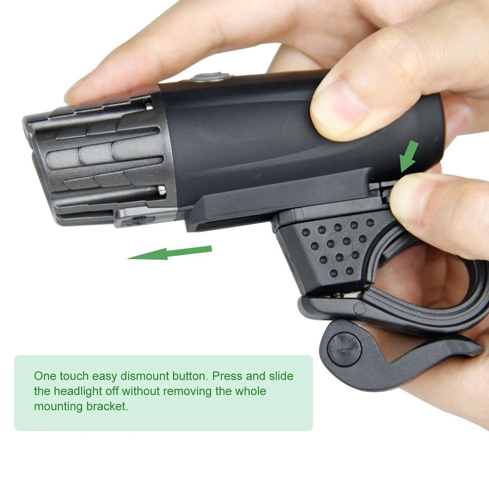 USB Перезаряжаемый Водонепроницаемый светодиодный велосипедный передний