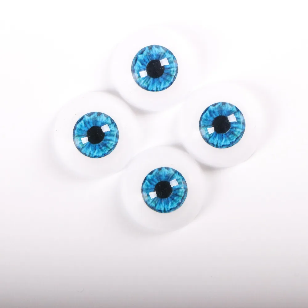 22mm bright blue Подходит для 20 22 24 дюймов Reborn Babies кукольные наборы 20 мм 22 мм 24 мм полукруглые игрушки глаза акриловые кукольные глаза 6 различных цветов - Цвет: 22mm bright blue