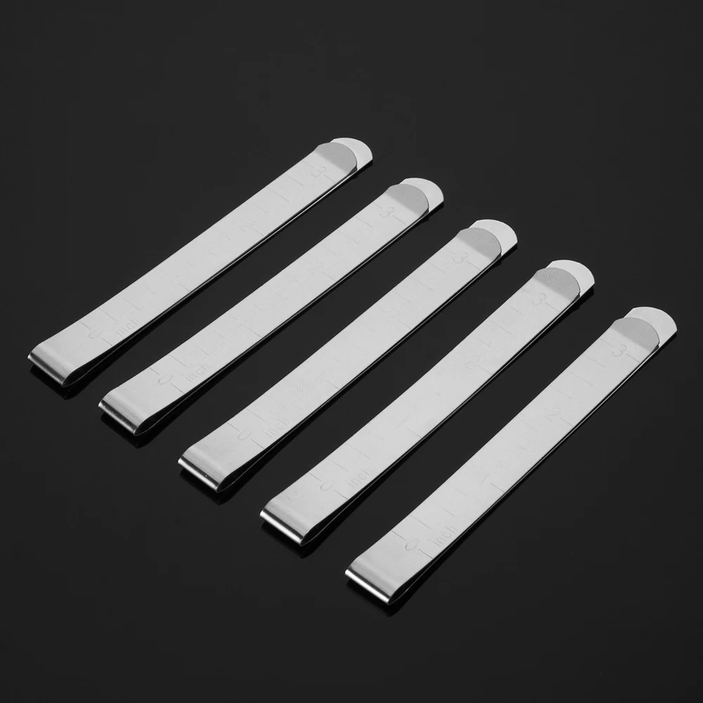 10 шт. Швейные зажимы из нержавеющей стали для подделки измерительная линейка