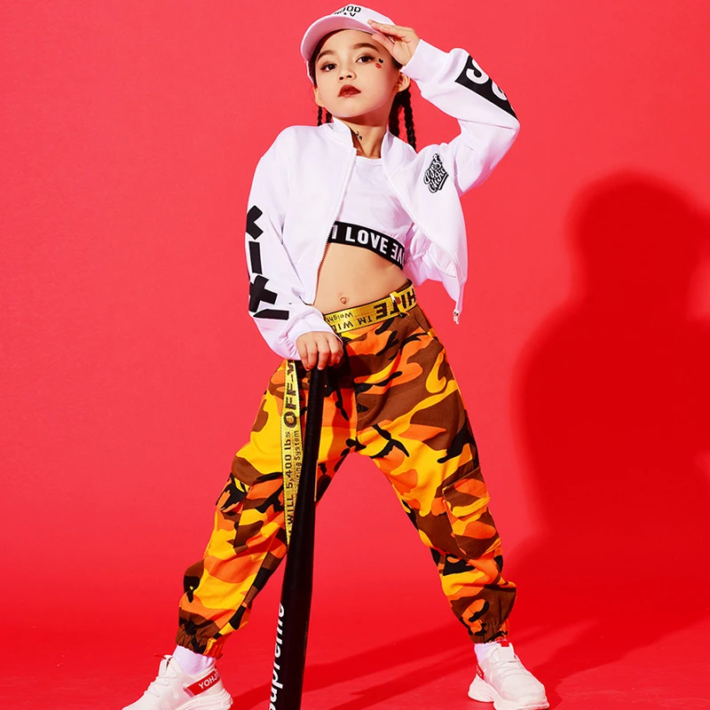 Новинка 2021 костюмы для джазовых танцев детская одежда выступлений в стиле хип