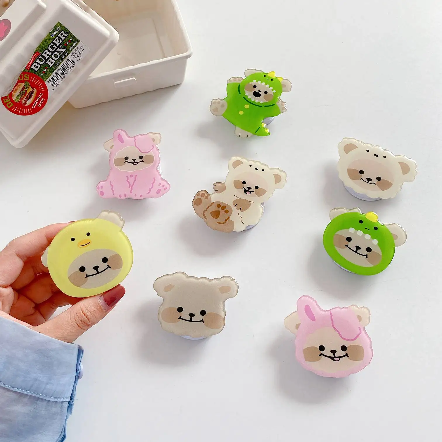 Универсальный держатель для мобильного телефона iPhone 12 с милым мультяшным