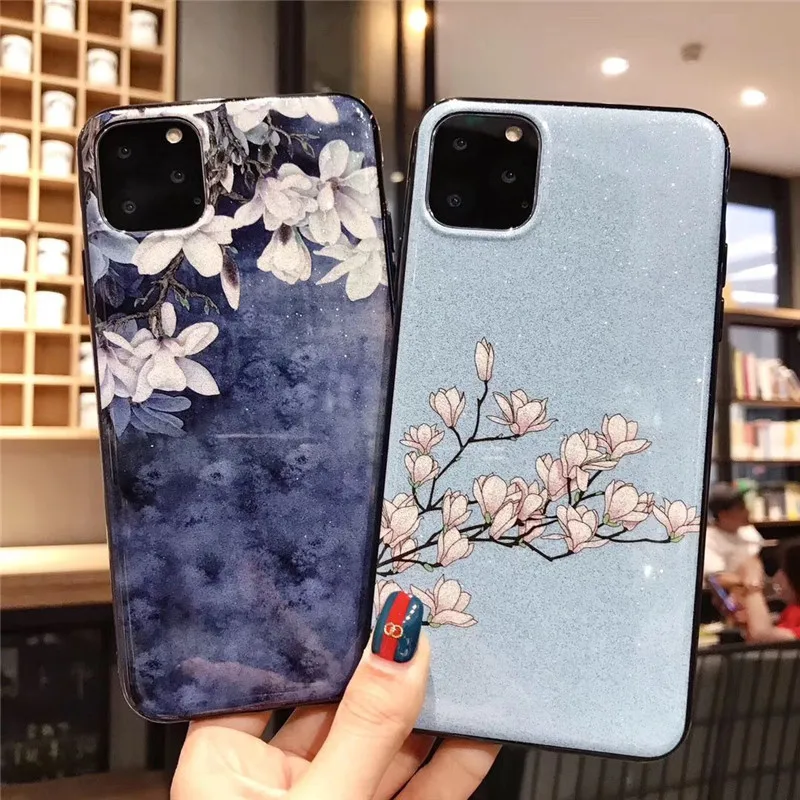 Чехол для телефона с бриллиантовым кольцом и блестящим цветком для Xiaomi mi CC9 E mi 9 SE A3 A2 Lite A1 mi x 2 S max 3 5x 6x note 3 Pocophone F1