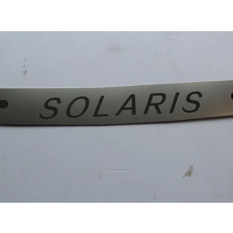 

For Hyundai VERNA/Solaris 2010 to 2014 High quality stainless steel rear windowsill panel,Rear bumper Protector Sill Car-styling