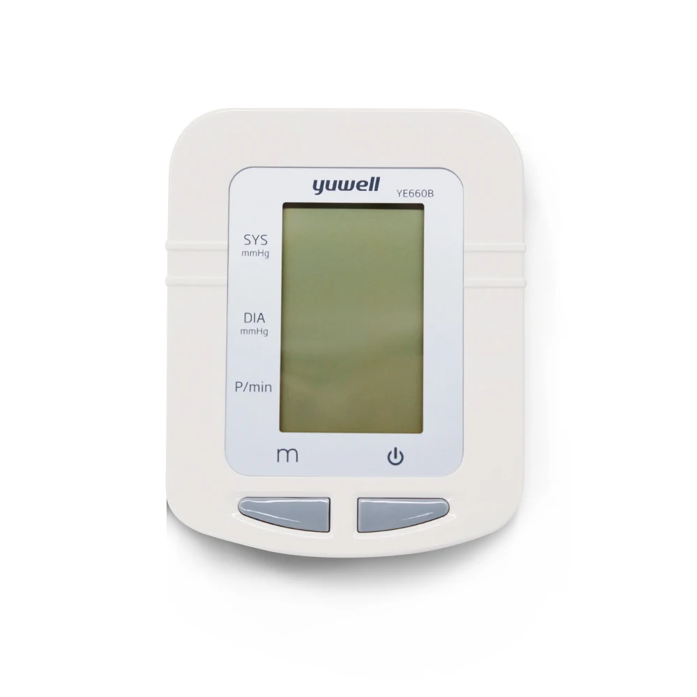 Yuwell 660B Автоматический цифровой верхний монитор артериального давления на руку большой ЖК-Сфигмоманометр с манжетой манометр тонометр