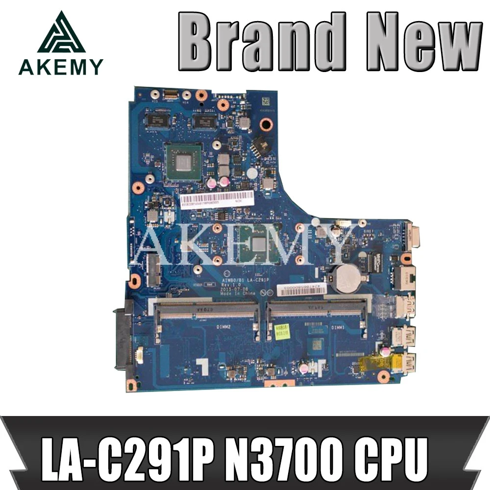 

New Mainboard For Lenovo Ideapad B51-30 Laptop Motherboard AIWBO/B1 LA-C291P N3700 CPU 4 cores