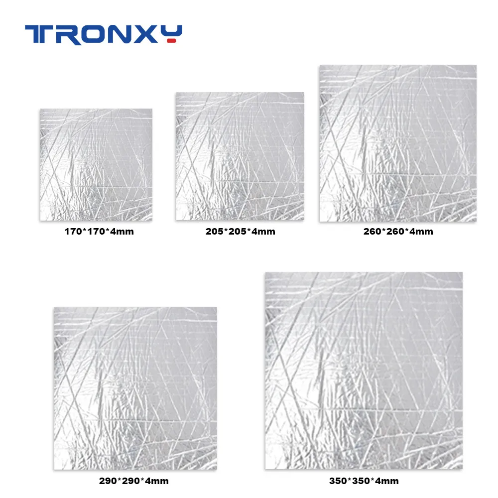 

Tronxy Heated Bed Insulation Foam Self-adhesive Aluminum Foil Sticker Heat Sound Insulation Sheet 3D Printer Parts