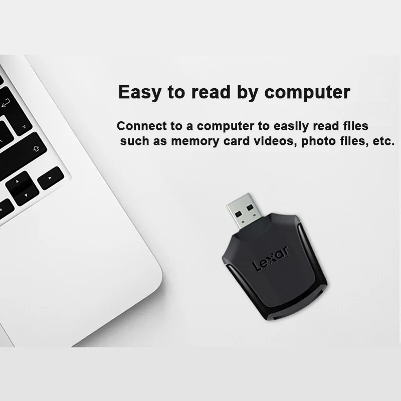 Lexar картридер Профессиональный USB 3,0 кардридер SD карта SDHC SDXC высокоскоростная карта памяти Однопортовый UHS-II кардридер