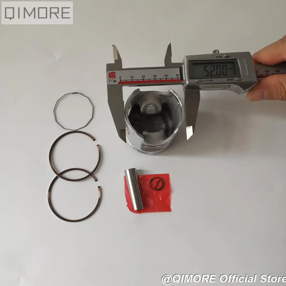 Комплект поршней и колец с большим отверстием 52 мм для скутера Minarelli JOG100 / JOG90 4DM