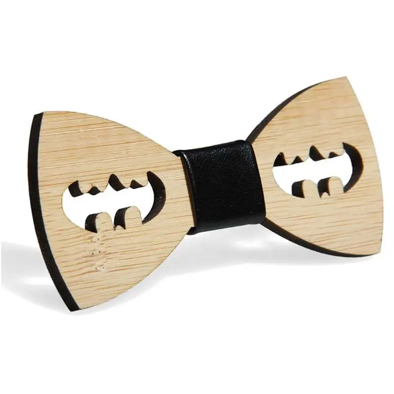 Бамбуковый деревянный галстук-бабочка ручной работы вечерние галстуки-бабочки
