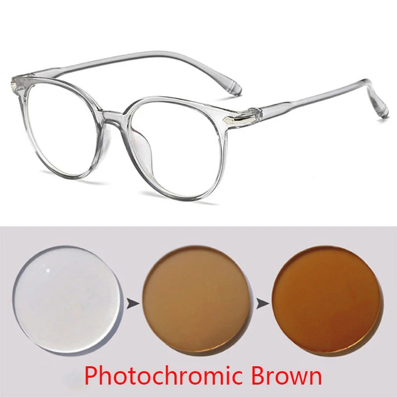 Модные прозрачные очки оптические оправы для женщин кошачий глаз мужчин 0-0 5-1 0-1 5-2