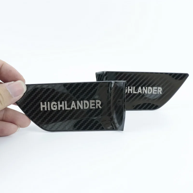 

For Toyota Highlander XU70 2021 2022 New Product 4PCS Luxury Metal Door Handle Interior Trim Cover Accessories