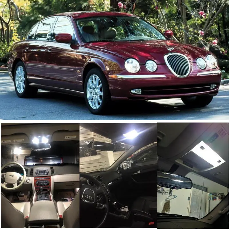 

Interior Led lights For 2000 Jaguar S-Type Vanden Plas XJ8 XJR Dome Light Map Light Courtesy Door Light Glove Box Light