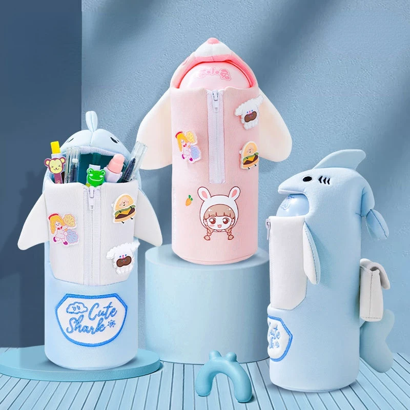 

Плюшевый чехол-карандаш, милая кукла, канцелярские принадлежности для учеников, мультяшный 3D-чехол-карандаш с героями аниме, подарки для де...