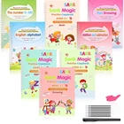 Многоразовая тетрадь для обучения английскому языку, алфавит математические числа, Магия рисования, магия письма для детей