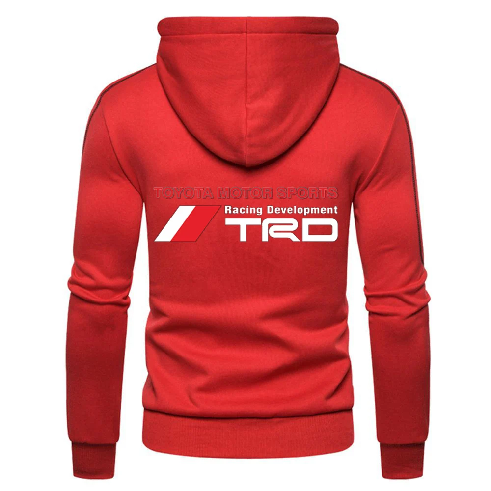 

Unisex Men TOYOTA Trd Motor Sport Male Comtable Cotton Zipper Hoodie Fitness Solid Fleece College Style Tops Sweatshirt
