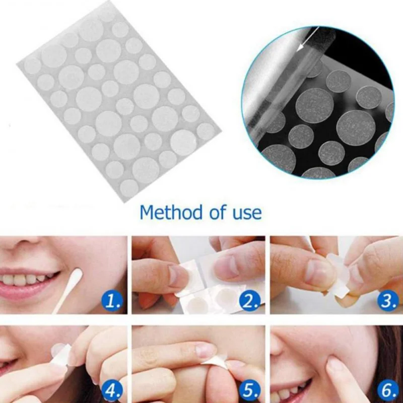Unisex Acne Pimple Patch Invisible Stickers Skin Bead Master Patch Skin Sticker Patch Pimple Spot Acne Remover Patch