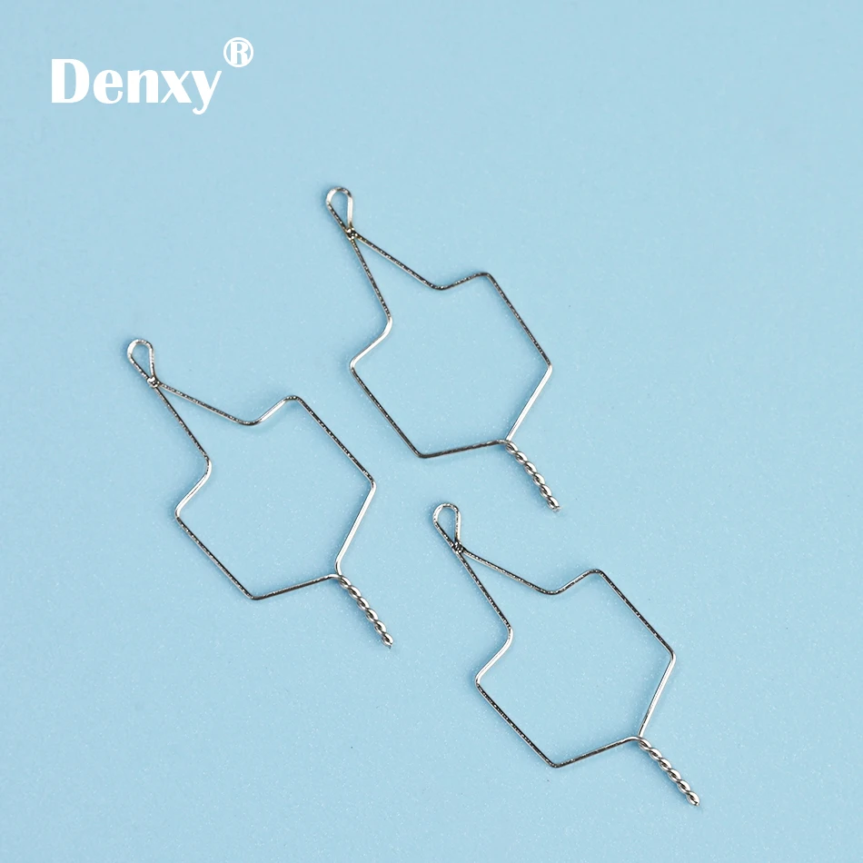 Denxy 500 шт. ортодонтическая проволока Kobayashi соединяющийся крючок