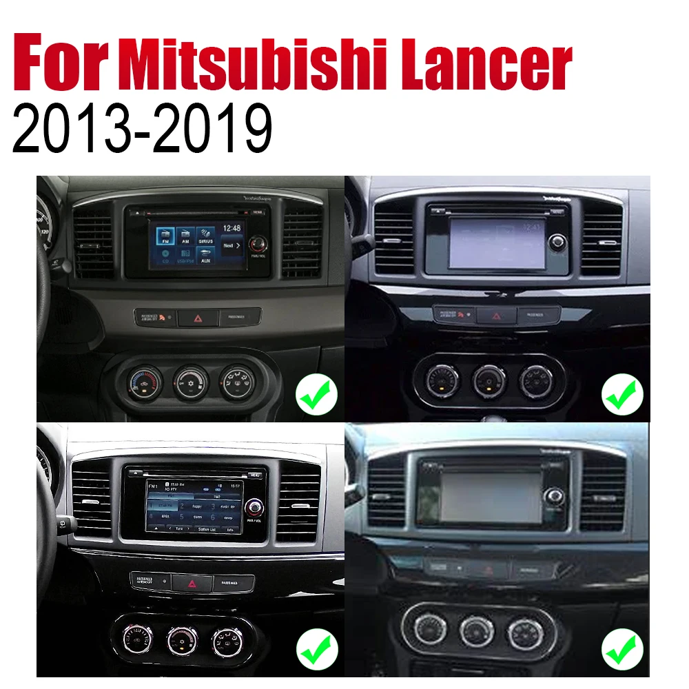 Автомагнитола ZaiXi на Android 2 Din для Mitsubishi Lancer 2013 ~ 2019 мультимедийный плеер система GPS